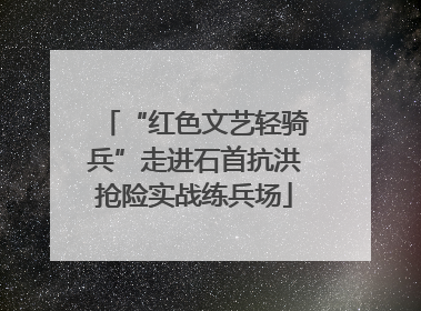 “红色文艺轻骑兵”走进石首抗洪抢险实战练兵场