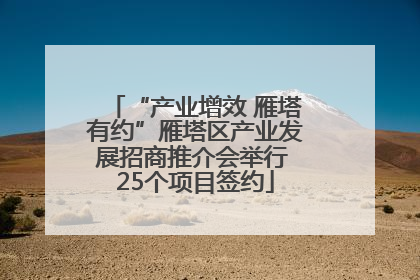 “产业增效 雁塔有约”雁塔区产业发展招商推介会举行 25个项目签约