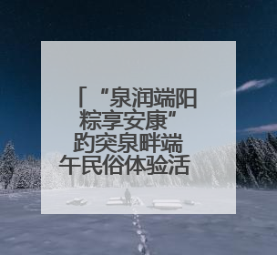 “泉润端阳 粽享安康” 趵突泉畔端午民俗体验活动举行