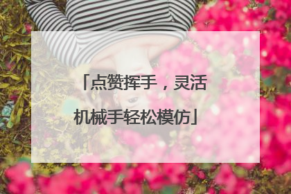 点赞挥手，灵活机械手轻松模仿