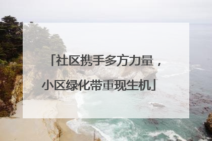 社区携手多方力量，小区绿化带重现生机