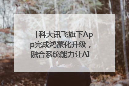 科大讯飞旗下App完成鸿蒙化升级，融合系统能力让AI服务触手可及