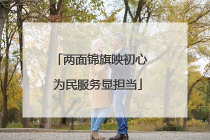 两面锦旗映初心 为民服务显担当