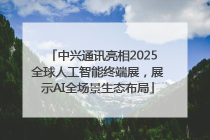 中兴通讯亮相2025全球人工智能终端展，展示AI全场景生态布局