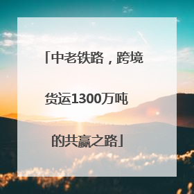 中老铁路，跨境货运1300万吨的共赢之路