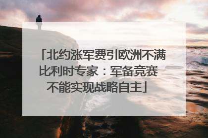 北约涨军费引欧洲不满 比利时专家：军备竞赛不能实现战略自主