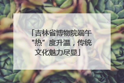 吉林省博物院端午“热”度升温，传统文化魅力尽显