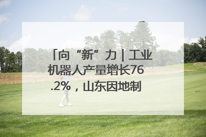 向“新”力｜工业机器人产量增长76.2%，山东因地制宜发展新质生产力