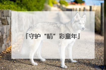守护“睛”彩童年