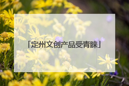 定州文创产品受青睐