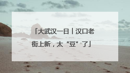 大武汉一日︱汉口老街上新，太“豆”了