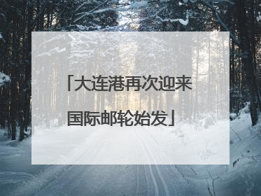 大连港再次迎来国际邮轮始发