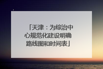 天津：为综治中心规范化建设明确路线图和时间表