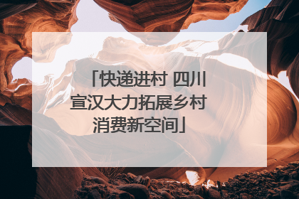 快递进村 四川宣汉大力拓展乡村消费新空间