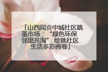 山西闻喜中城社区跳蚤市场：“绿色环保 邻里共淘” 绘就社区生活多彩画卷