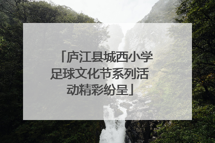 庐江县城西小学足球文化节系列活动精彩纷呈