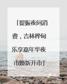 提振夜间消费，吉林桦甸乐享嘉年华夜市焕新开市