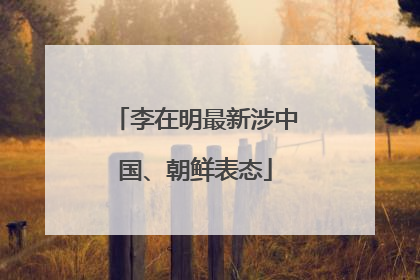 李在明最新涉中国、朝鲜表态