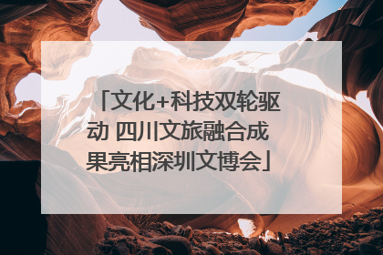 文化+科技双轮驱动 四川文旅融合成果亮相深圳文博会