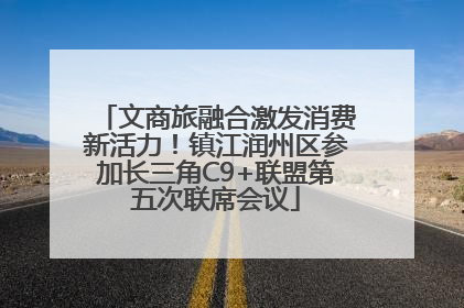 文商旅融合激发消费新活力！镇江润州区参加长三角C9+联盟第五次联席会议