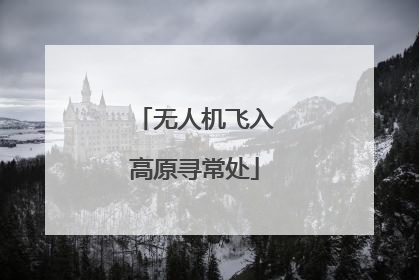 无人机飞入高原寻常处