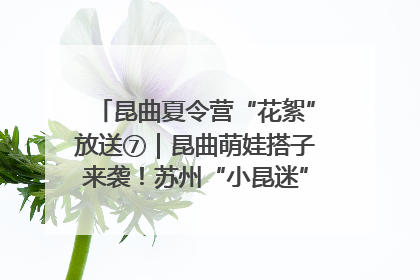 昆曲夏令营“花絮”放送⑦｜昆曲萌娃搭子来袭！苏州“小昆迷”姐弟期待同台演绎“姑苏水磨调”