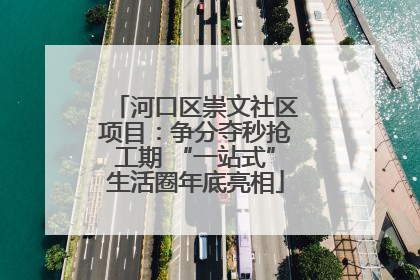 河口区崇文社区项目：争分夺秒抢工期 “一站式”生活圈年底亮相