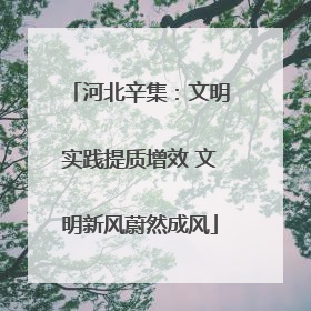 河北辛集：文明实践提质增效 文明新风蔚然成风