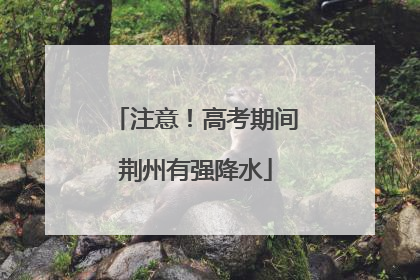 注意！高考期间荆州有强降水