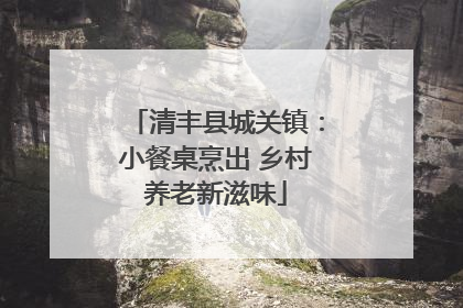 清丰县城关镇：小餐桌烹出 乡村养老新滋味