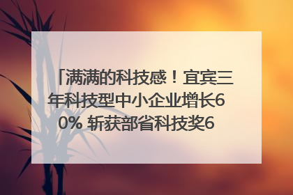 满满的科技感！宜宾三年科技型中小企业增长60% 斩获部省科技奖6项｜您牵挂的四川