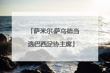 萨米尔·萨乌德当选巴西足协主席