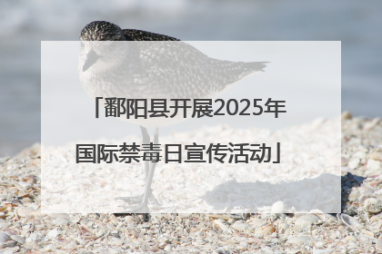鄱阳县开展2025年国际禁毒日宣传活动