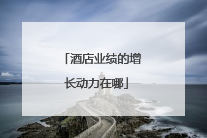 酒店业绩的增长动力在哪