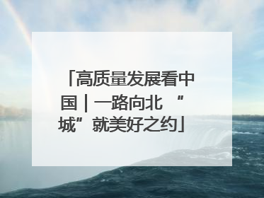 高质量发展看中国｜一路向北 “城”就美好之约