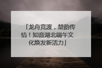 龙舟竞渡，楚韵传情！知音湖北端午文化焕发新活力