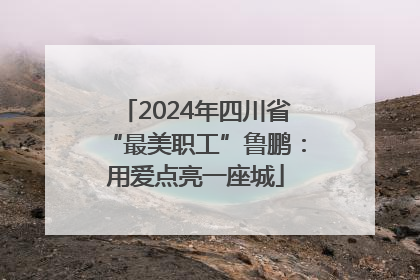 2024年四川省“最美职工”鲁鹏：用爱点亮一座城