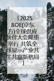 2025 BOE(京东方)全球供应伙伴大会隆重举行 共筑全球显示产业共生共赢新格局