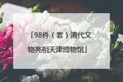 98件（套）清代文物亮相天津博物馆